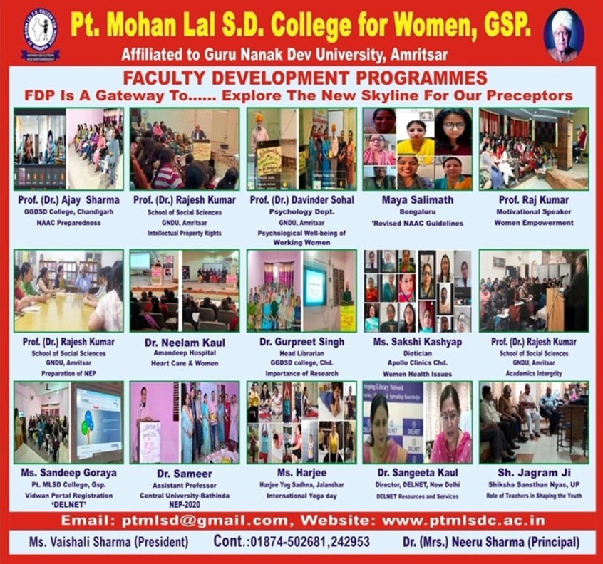 Faculty Development Programmes