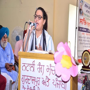 SABHYACHARAK PROGRAM ORGANIZED BY NATALI RANGMANCH IN COLLABORATION WITH HINDI AND PUNJABI DEPARTMENT OF OUR COLLEGE
